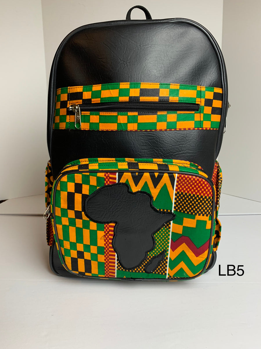 Leather and Ankara Bookbags – The Asaa Boutique