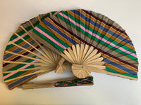 Bamboo and Ankara Hand fans